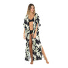 Tropical Print Beach Kimono