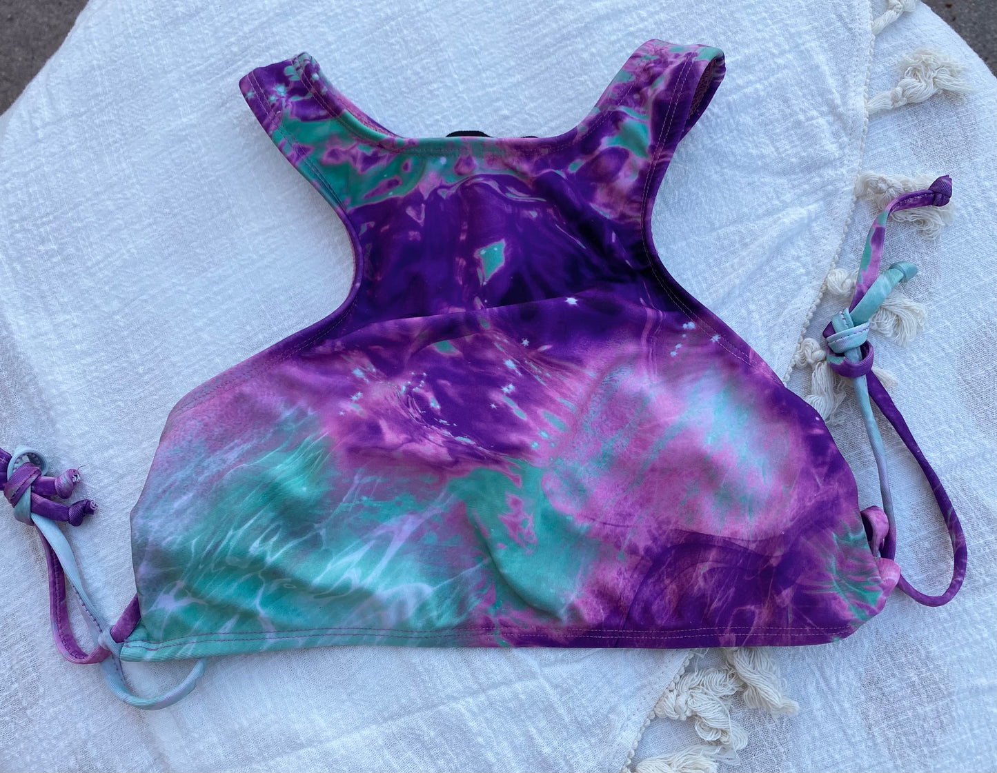 Lilacpearl Long Sleeve Crop Swim Active Top - Lilac Haze – Andavi Swim