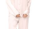  Blush Ruffled Pajama Set