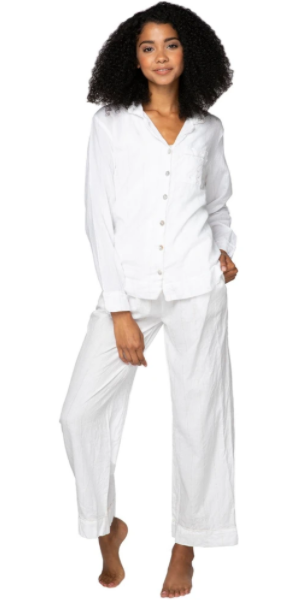 White Pajama Set