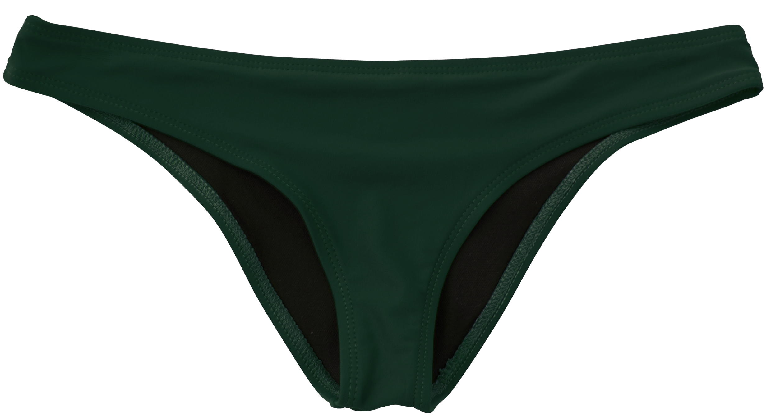 Army green low rise moderate coverage bottoms