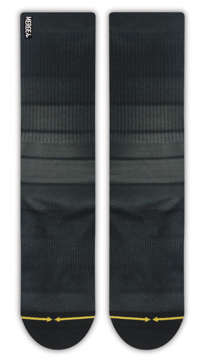 Black ombre socks