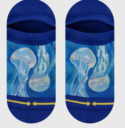 Blue Jellyfish Socks