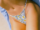 Floral Print Cheeky Bikini Bottom