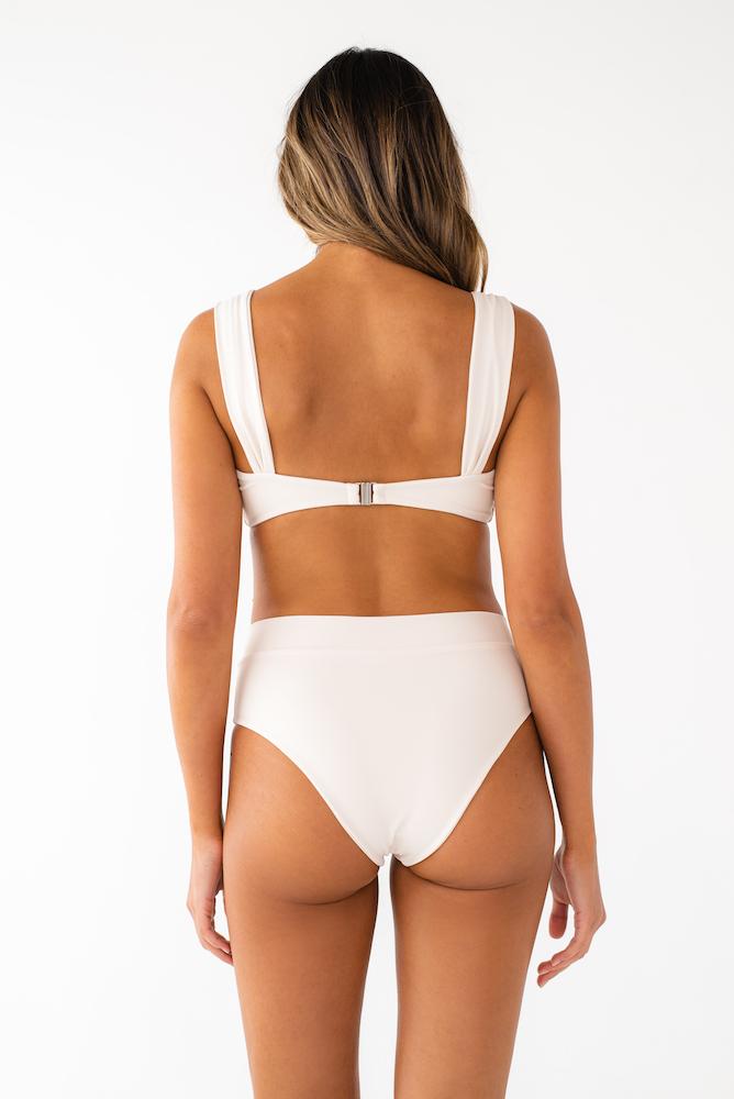 Cream Supportive Bikini Top