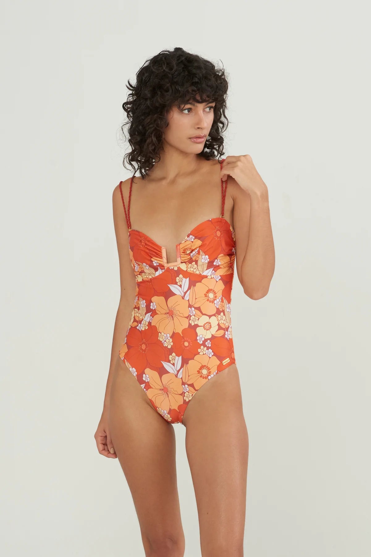 Floral Print One Piece