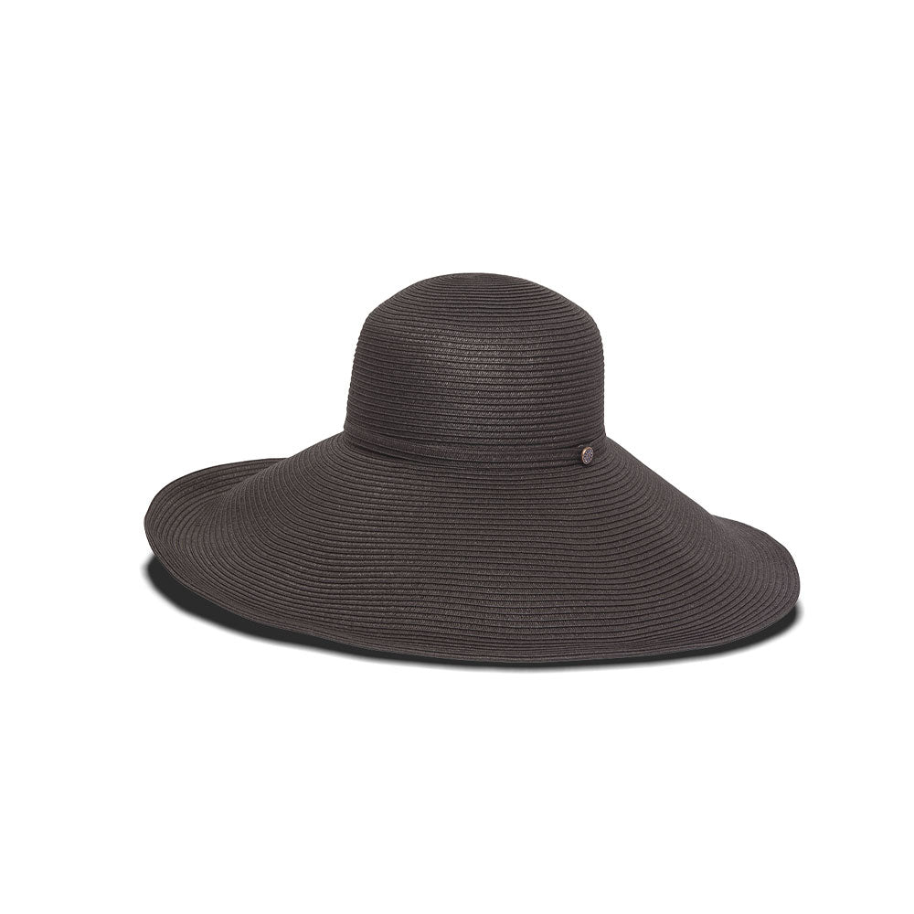 Black adjustable sun hat