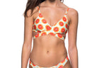 Citrus print Latin cut bikini bottoms