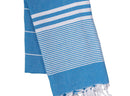 Blue turkish towel