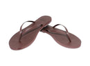 Maroon Flip Flops