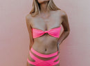 Pink reversible bandeau