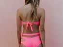 Pink reversible bandeau