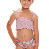 Pink Printed Kids Swim Set