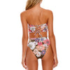 High Waist Reversible Floral Print Bottom