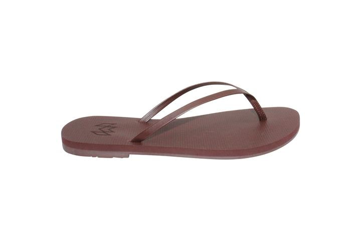 Maroon Flip Flops