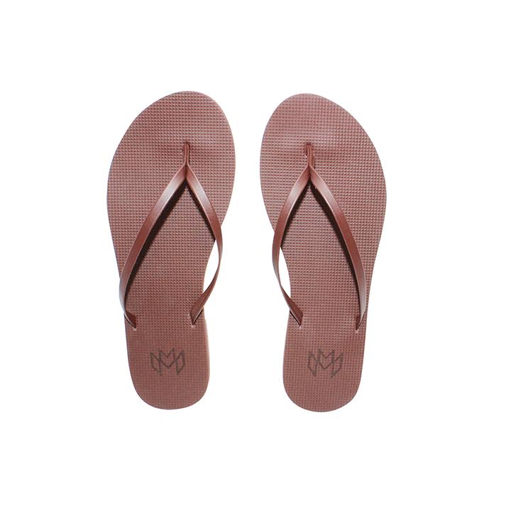 Maroon Flip Flops