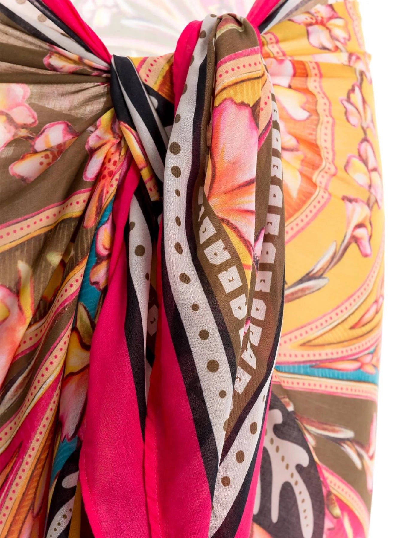 
                  
                    Colorful Floral Print Long Tasseled Sarong
                  
                