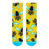 Honey Bee Print Crew Socks