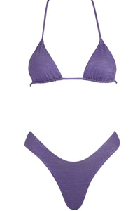  Purple Lurex Full Coverage Bottom