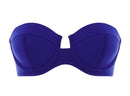 Blue underwire bandeau