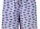 Colorful Printed Men's Swim Trunks