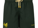 Dark Green Swim Trunks