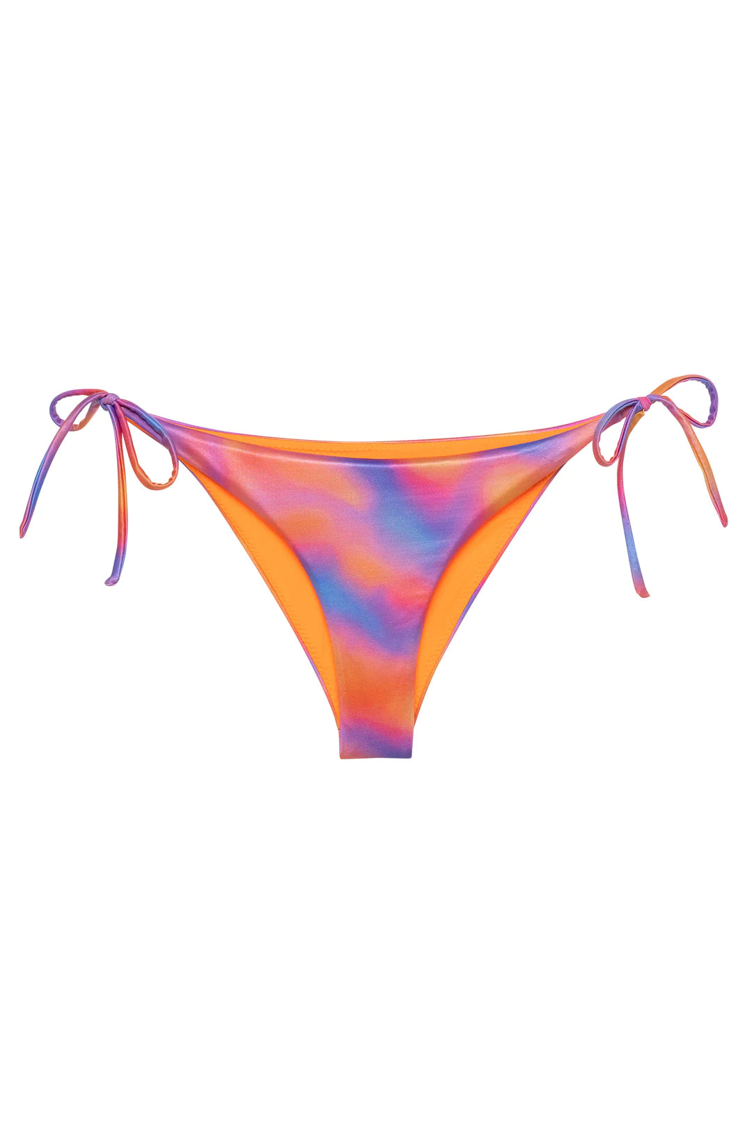 Bright Multicolor Tie Side Bikini Bottom