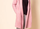 Pink Over Sized Cardigan Style Jacket