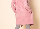 Pink Over Sized Cardigan Style Jacket