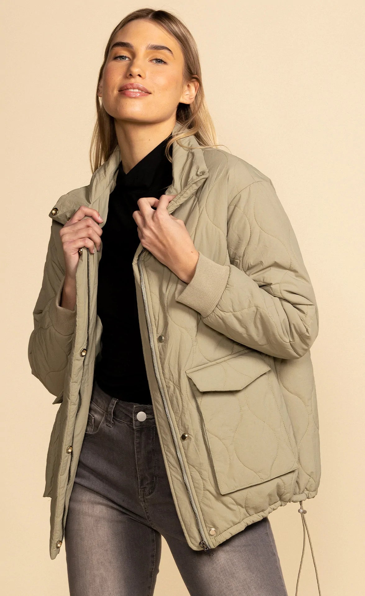 Olive Green Winter Jacket 