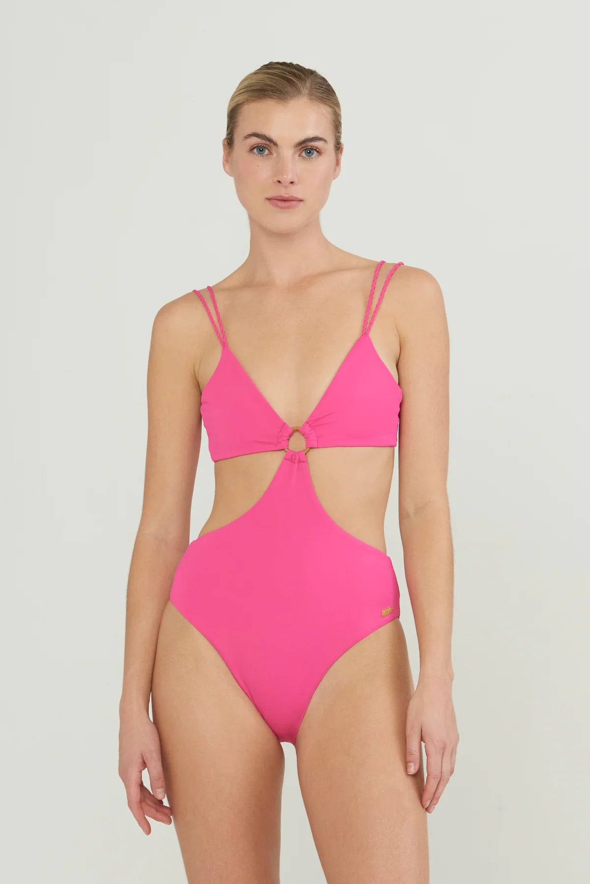 Fuchsia Ring Front Monokini