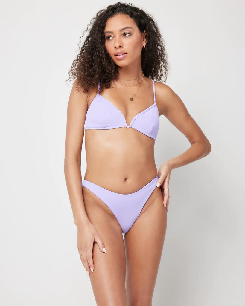 Women's Balconette Underwire Crepe Bikini Top - Shade & Shore™ Purple 38DD