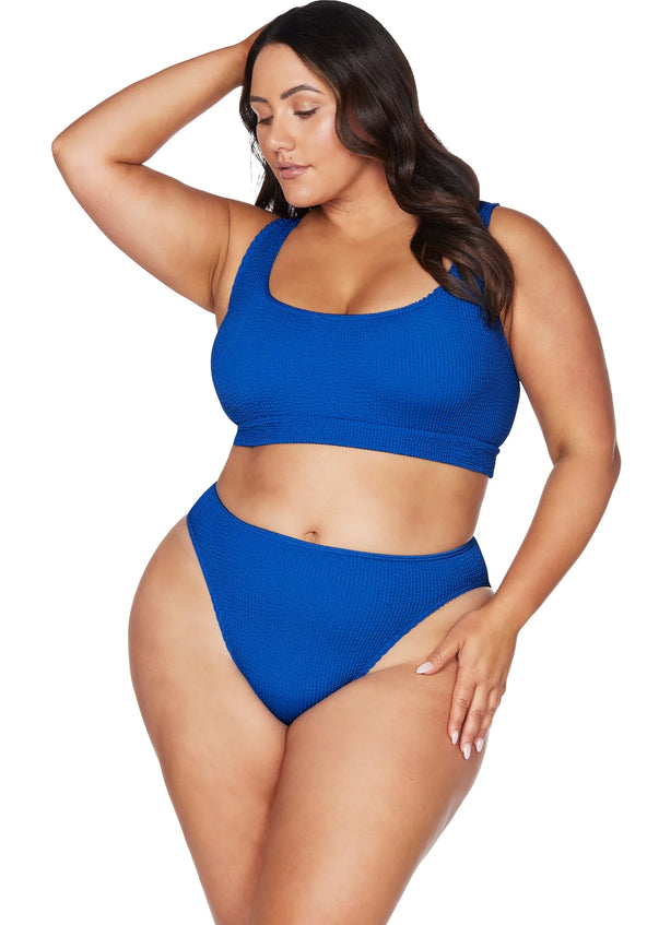 Blue One Size Bikini Set 