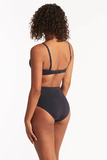 Black High Waisted Bikini Bottom – Xandra Swimwear