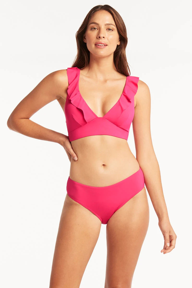 Hot Pink Full Coverage Bikini Bottom