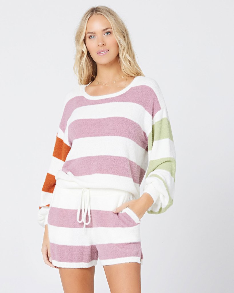 Striped Loungewear Shorts