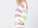 Comfortable Color Blocked Sweater