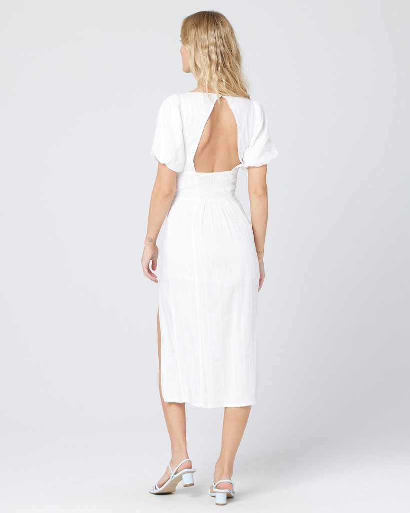 White Midi Dress