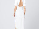 White Midi Dress