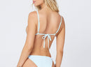 Sky Blue Terry Tie Side Bikini Bottom