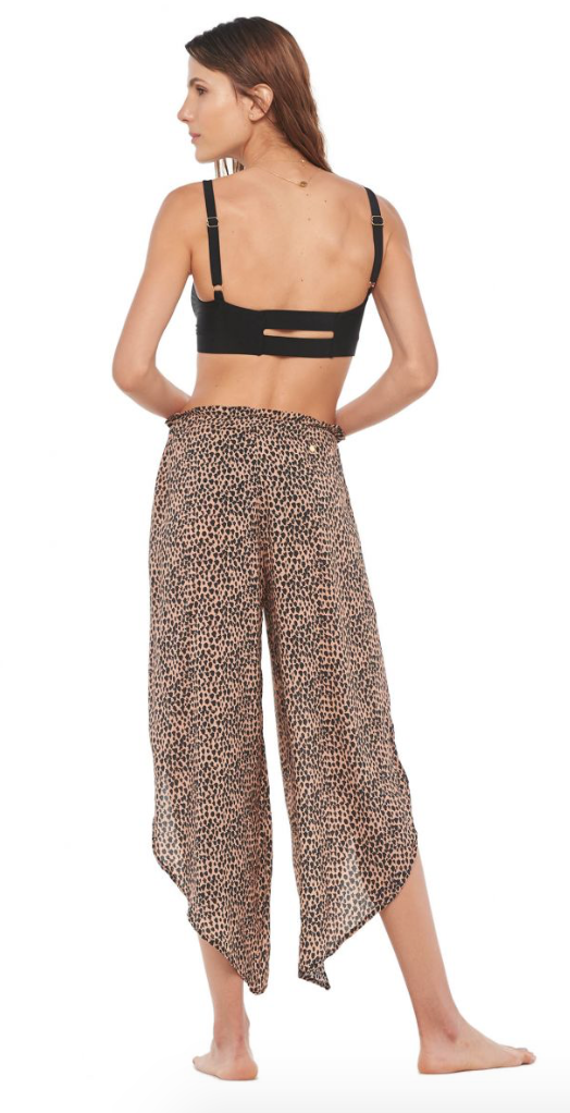 Cheetah flowy pants