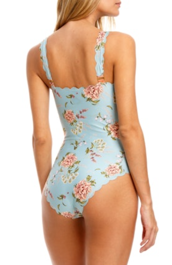 Reversible Flower Print One Piece