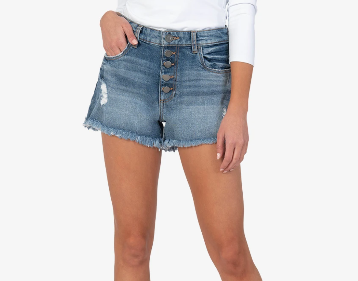 Denim High Rise Short 