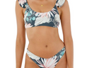 Tropical Print Seamless Bikini Bottom