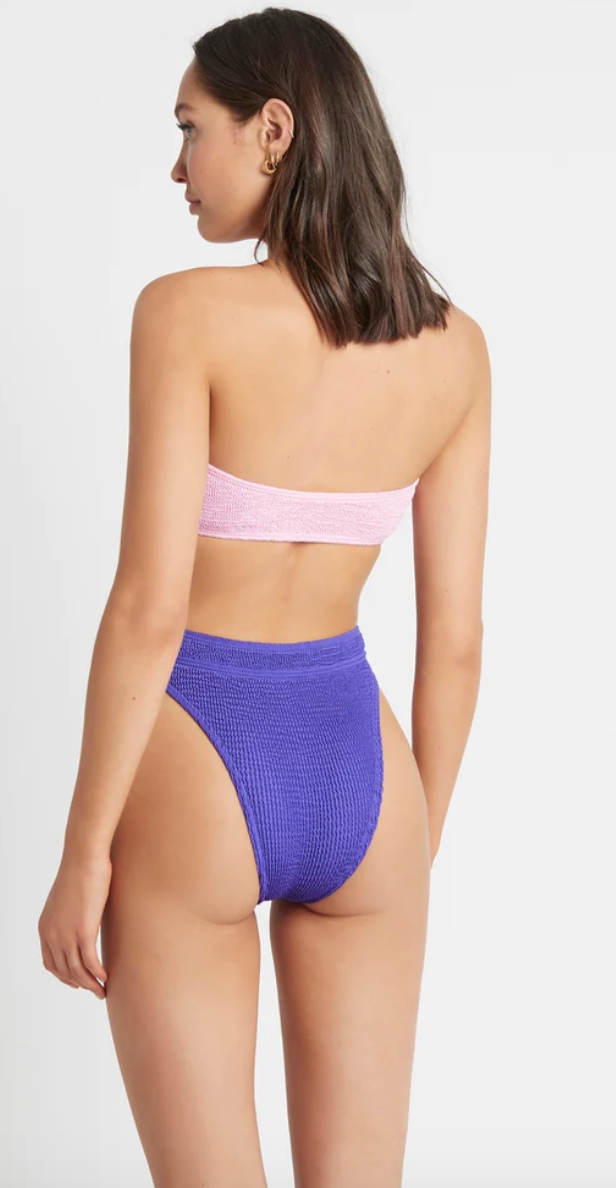 Ribbed High Waist Bikini Bottom – Xandra Swimwear