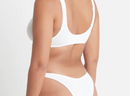 White One Size Minimum Coverage Bikini Bottom