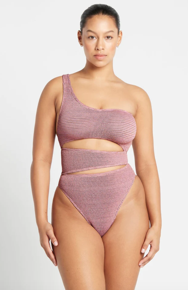 Pink Cutout One Piece