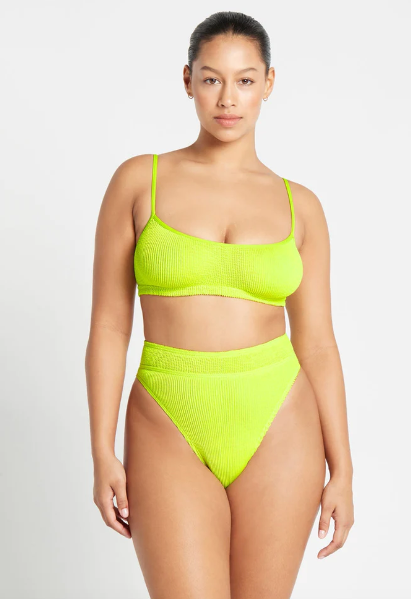 Neon High Waist One Size Bikini Bottom