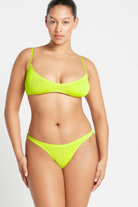 Bright One Size Crinkle Bikini Top