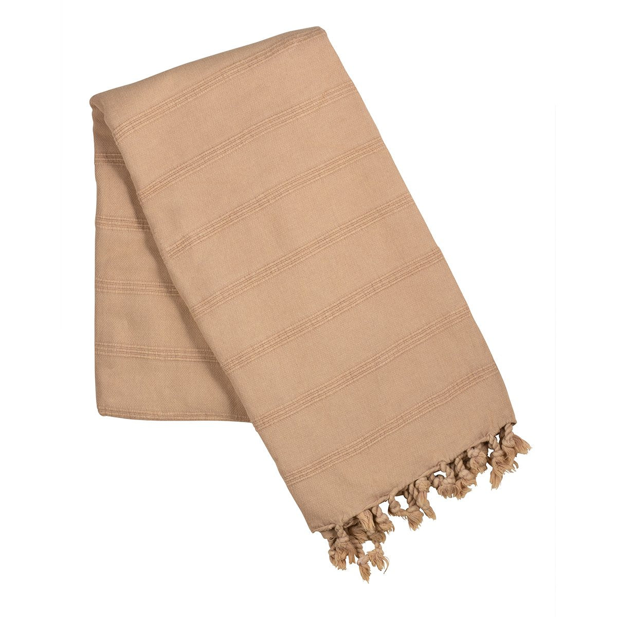 Beige stone wash turkish towel